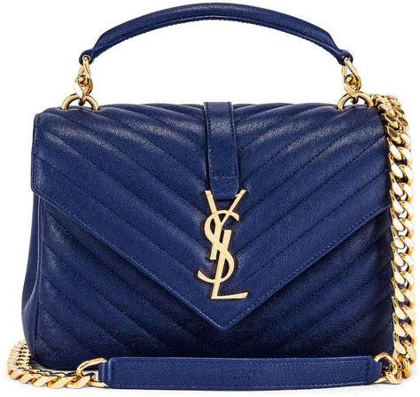 navy blue ysl bag|navy blue crossbody handbags.